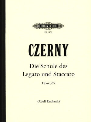 cover image of Die Schule des Legato und Staccato, Op.335